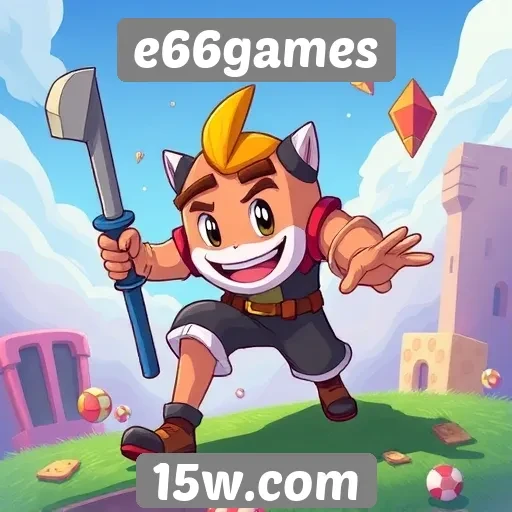 Navegação intuitiva no site e66games